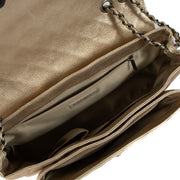 Shop safe online at Labellov in Antwerp, Brussels and Knokke this 100% authentic second hand Chanel Gold Leather Large Flap Bag