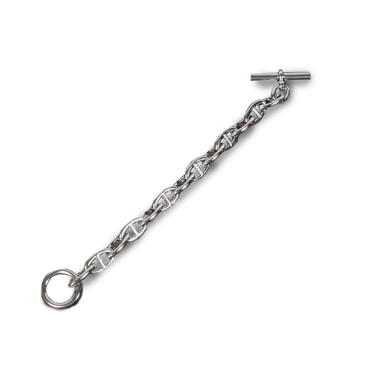 Shop safe online at Labellov in Antwerp, Brussels and Knokke this 100% authentic second hand Hermès Silver Chaine d'Ancre Large Bracelet