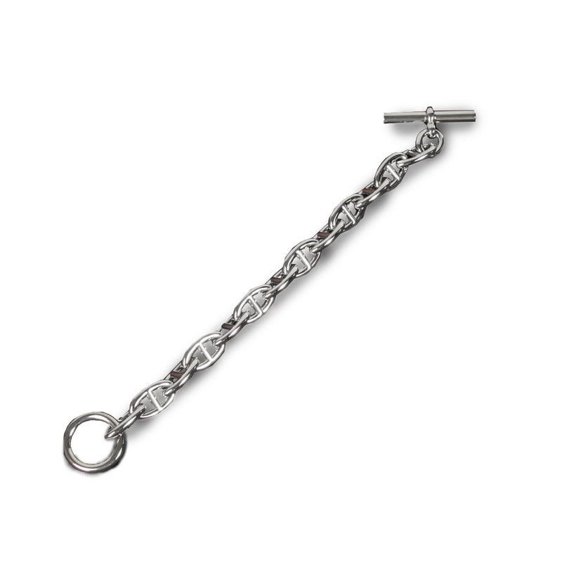 Shop safe online at Labellov in Antwerp, Brussels and Knokke this 100% authentic second hand Hermès Silver Chaine d'Ancre Large Bracelet