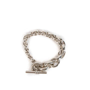 Shop safe online at Labellov in Antwerp, Brussels and Knokke this 100% authentic second hand Hermès Silver Chain Bracelet