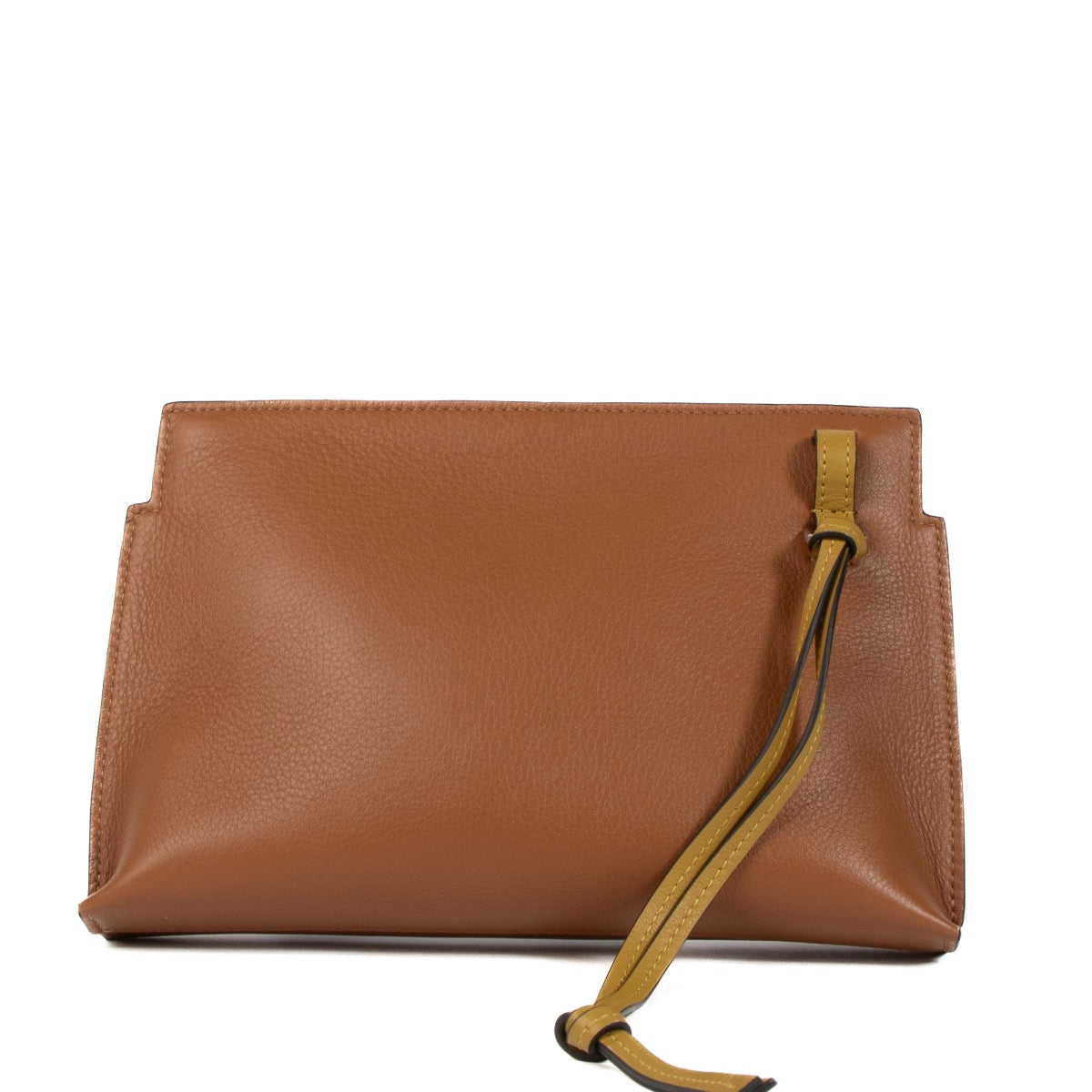 Shop 100% authentic secondhand Loewe Brown Anagram Clutch Bag on Labellov.com