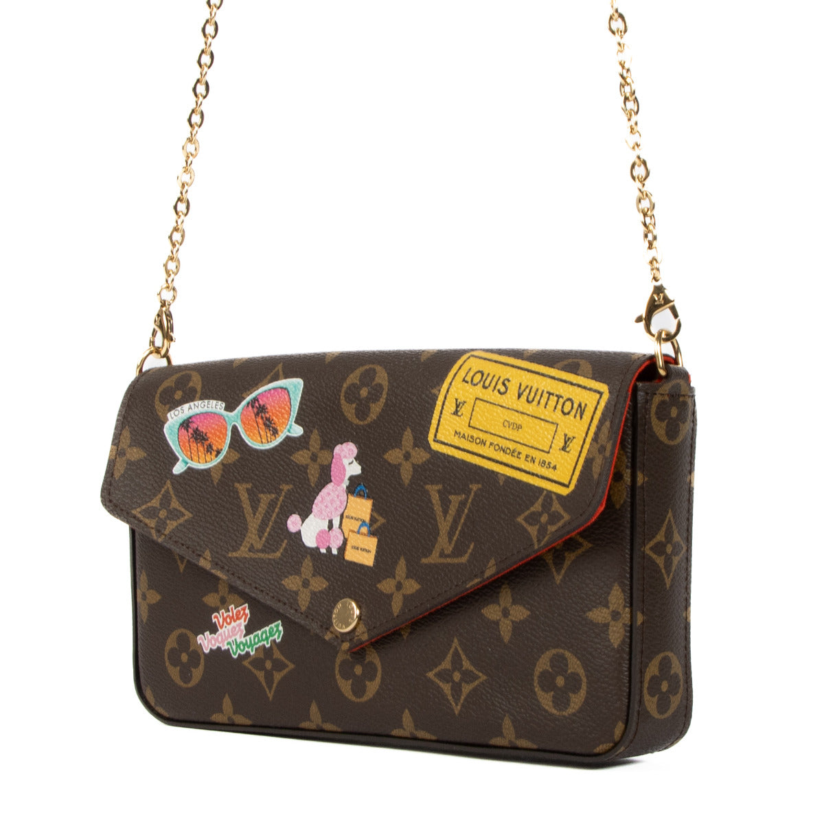 Pochette Felicie Monogram World Tour Louis Vuitton