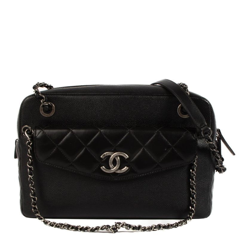 shop 100% authentic second hand Chanel Black Leather Camera Bag on Labellov.com