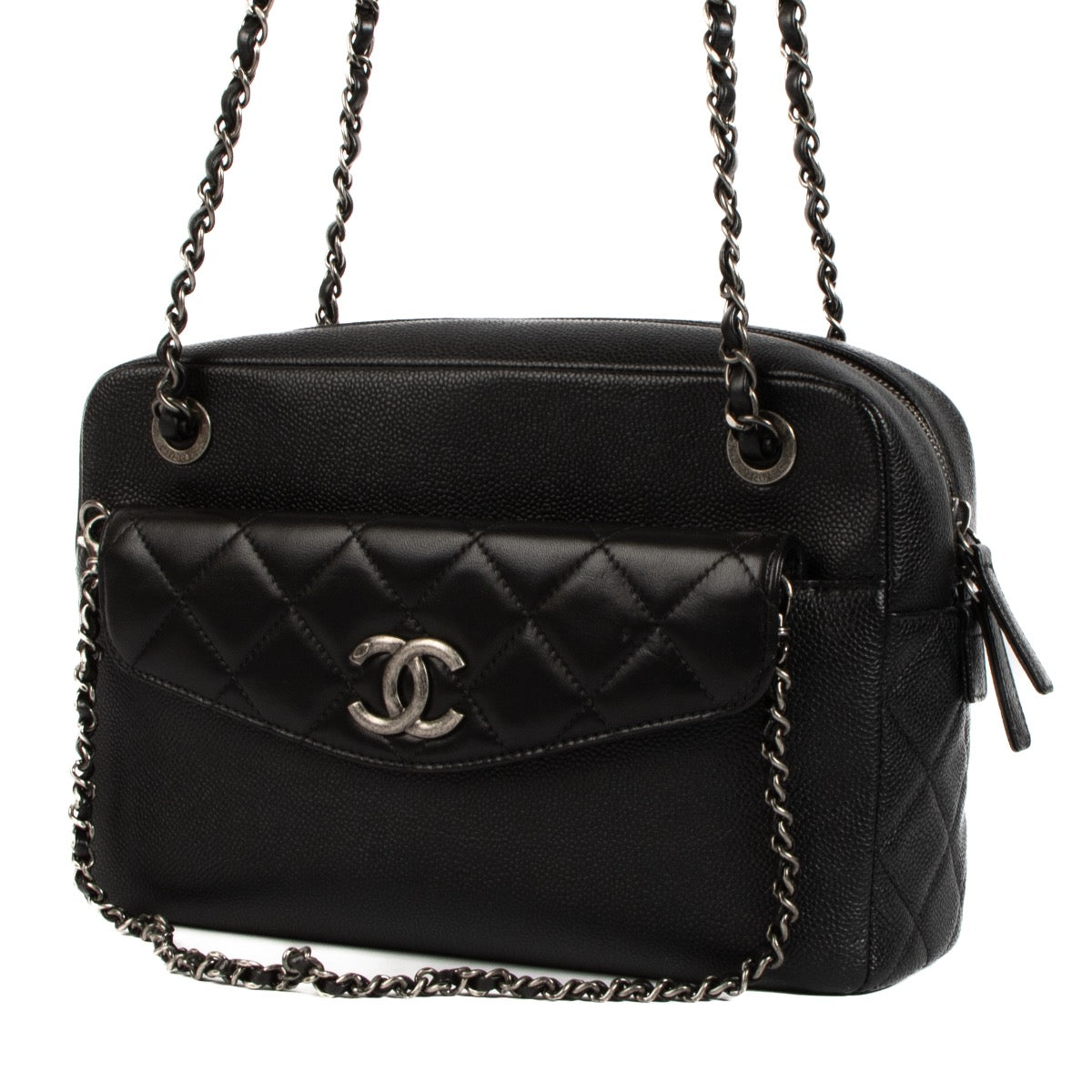 shop 100% authentic second hand Chanel Black Leather Camera Bag on Labellov.com