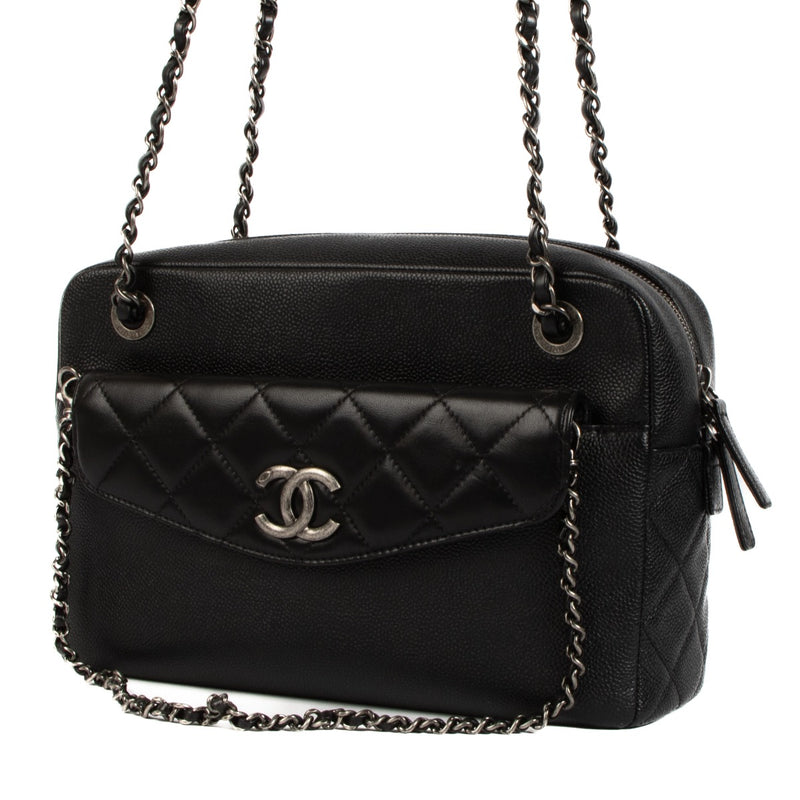 shop 100% authentic second hand Chanel Black Leather Camera Bag on Labellov.com