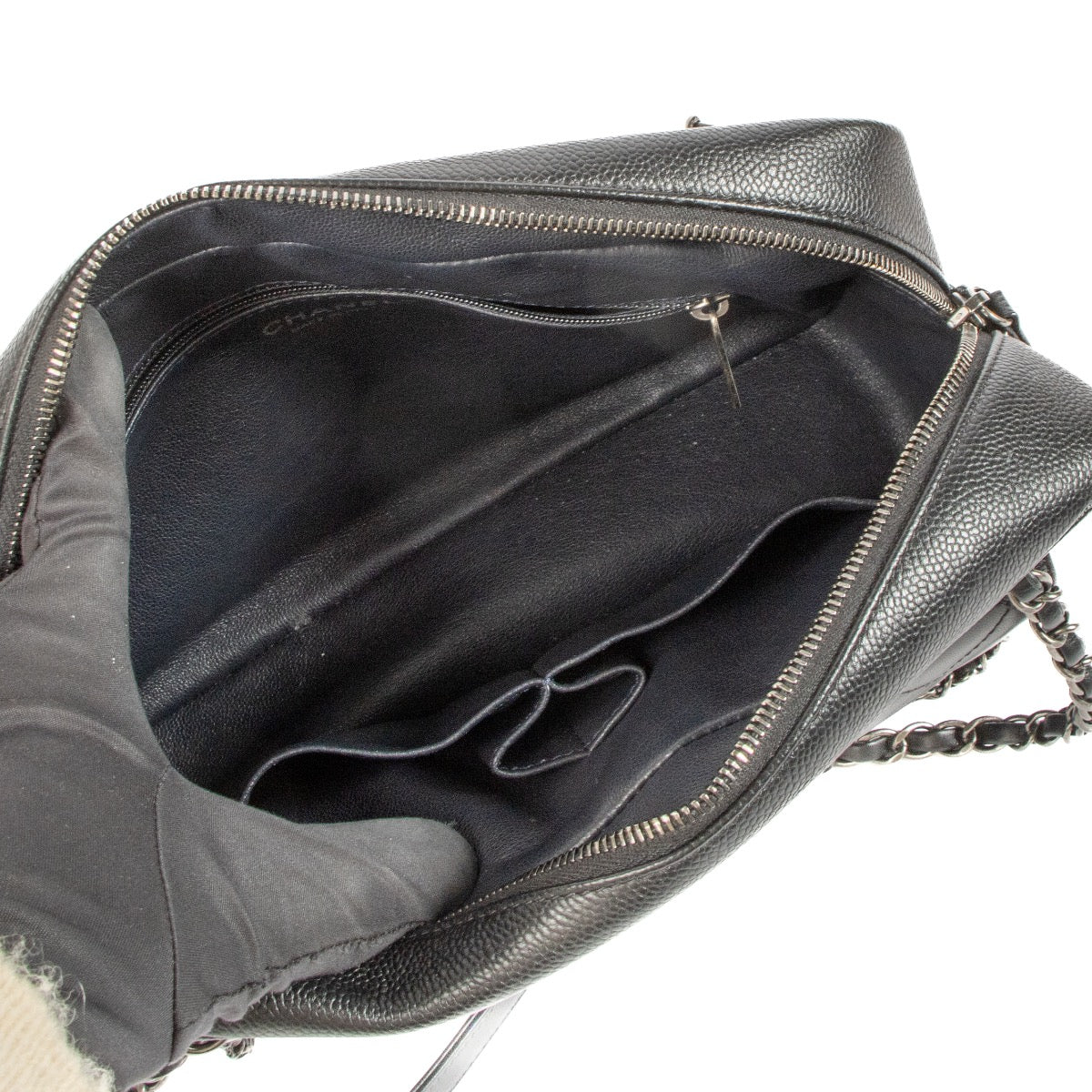 shop 100% authentic second hand Chanel Black Leather Camera Bag on Labellov.com