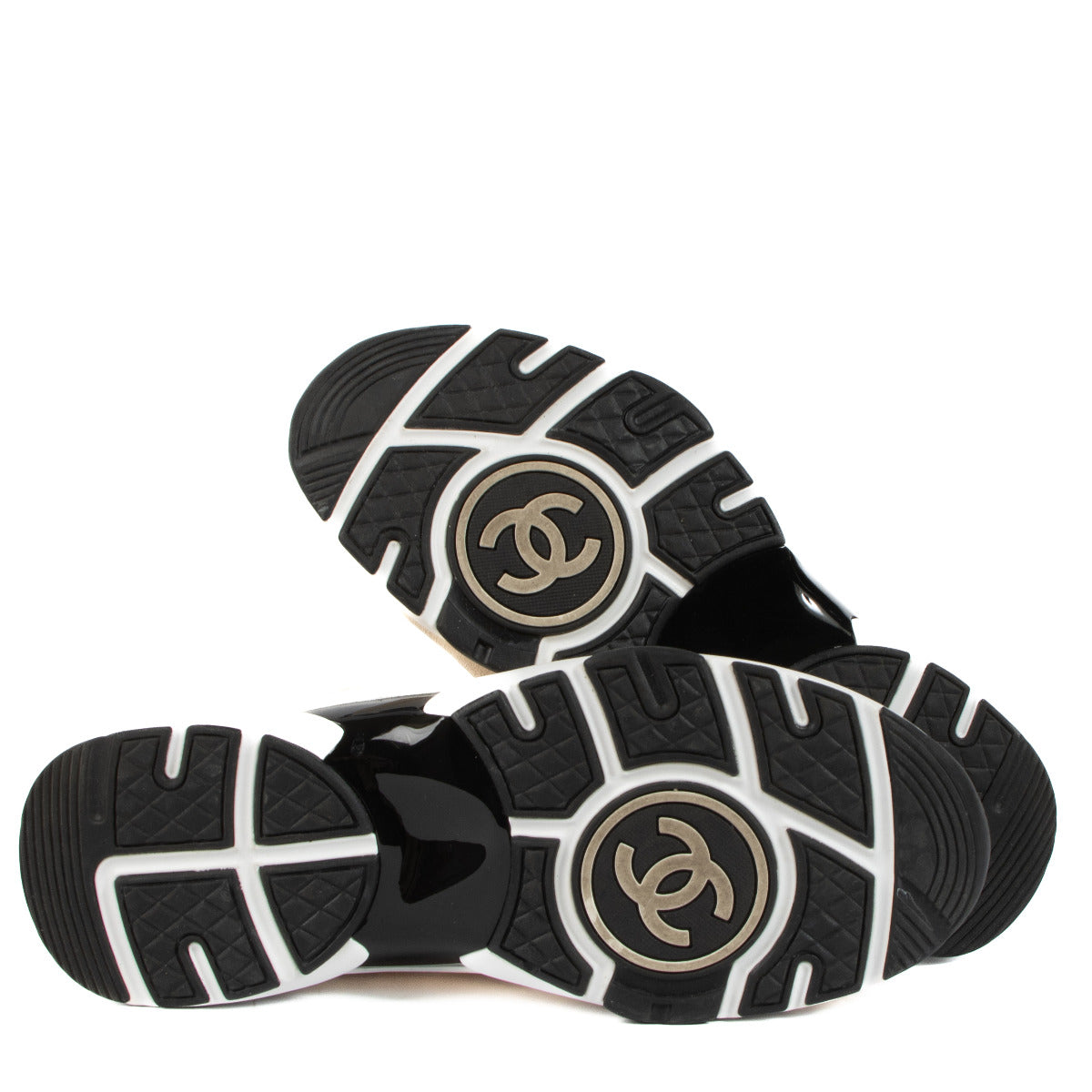 Chanel perzik tweed sneakers - maat 40