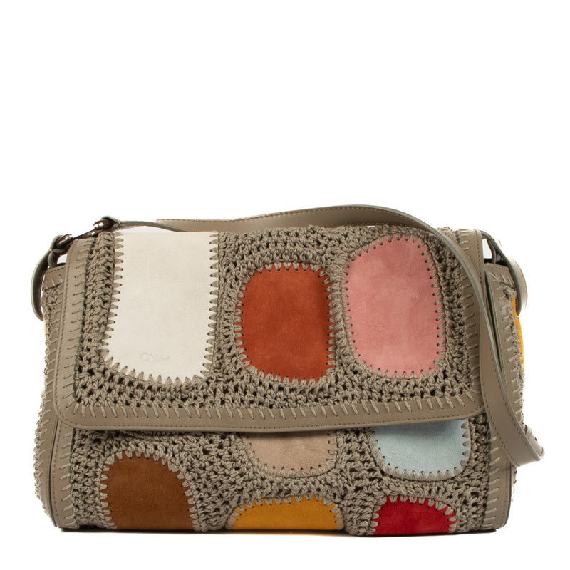 shop 100% authentic second hand Chloé Multicolor Patchwork Shoulder Bag on Labellov.com