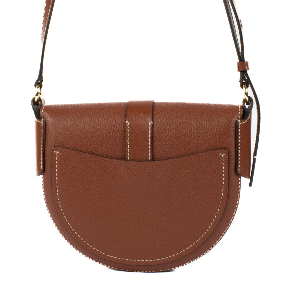 Shop safe online at Labellov in Antwerp, Brussels and Knokke this 100% authentic second hand Chloé Brown Leather Darryl Small Crossbody Bag