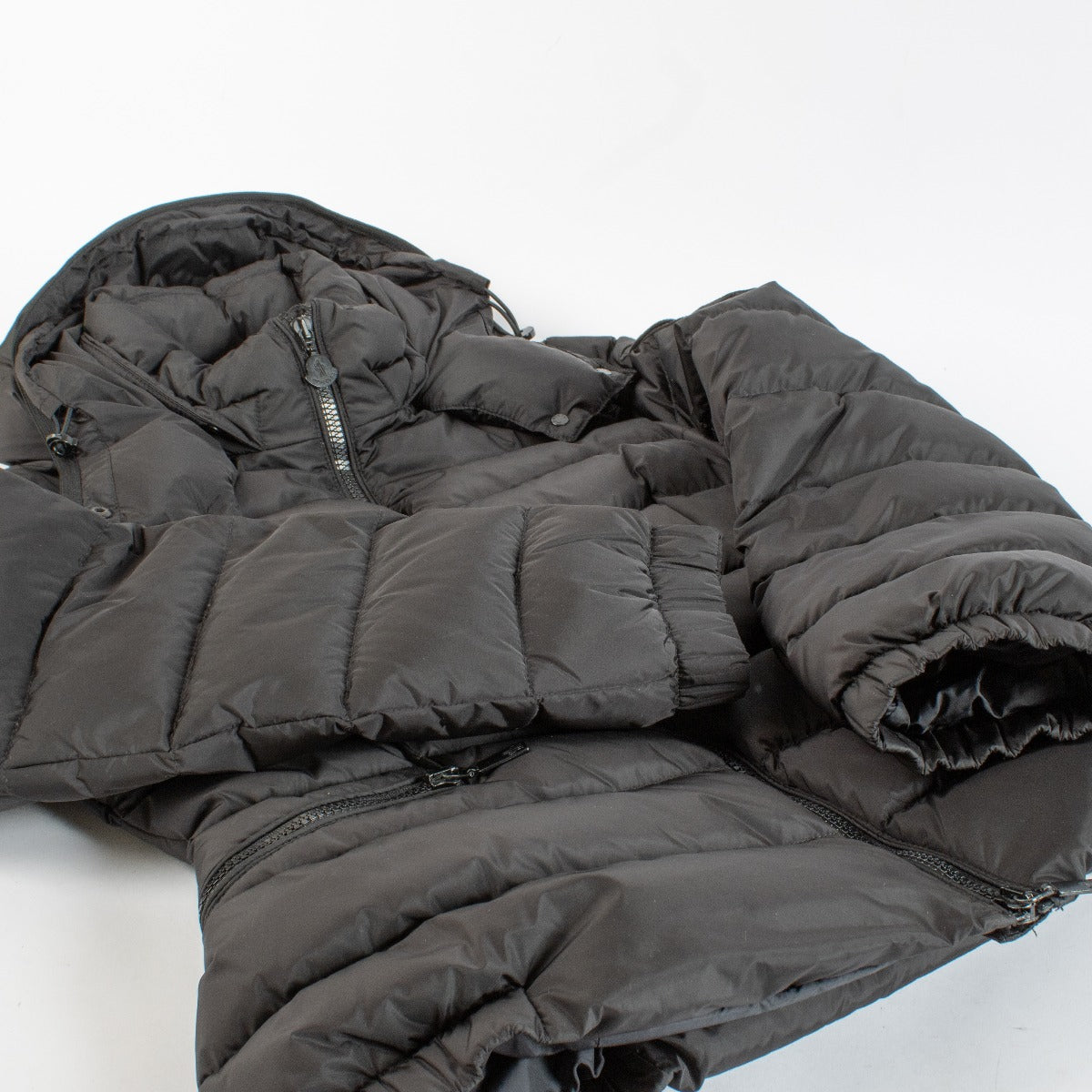 Moncler Black Saby Down Jacket - Size 4