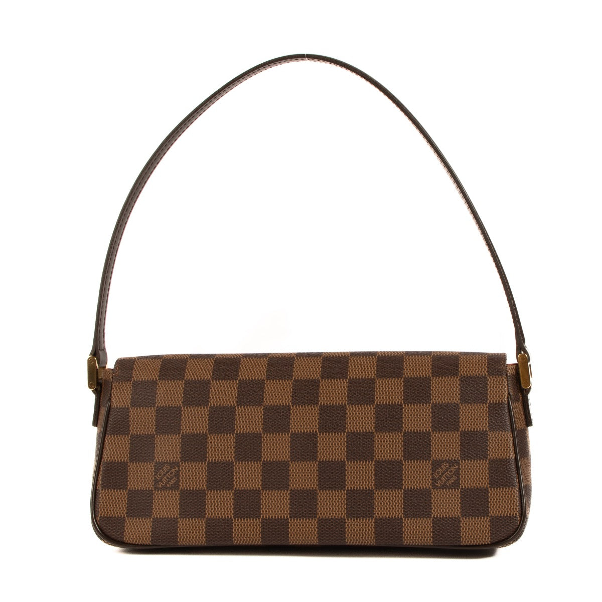 Shop safe online at Labellov in Antwerp, Brussels and Knokke this 100% authentic second hand Louis Vuitton Damier Ebene Recoleta Bag
