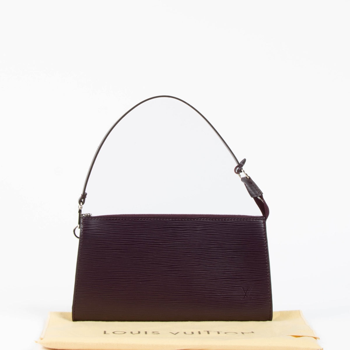 Authentic pre-loved Louis Vuitton Cassis Epi Pochette Accessoire Clutch on Labellov.com