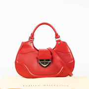 Authentic pre-loved Louis Vuitton Red Epi Montaine Top Handle Bag on Labellov.com