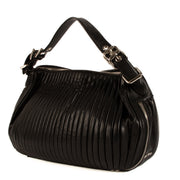 Shop safe online at Labellov in Antwerp, Brussels and Knokke this 100% authentic second hand Miu Miu Black Matelasse Hobo Shoulder Bag