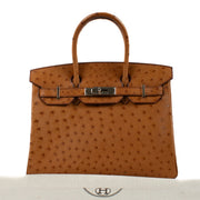 Hermes Birkin 30 Gold Autruche