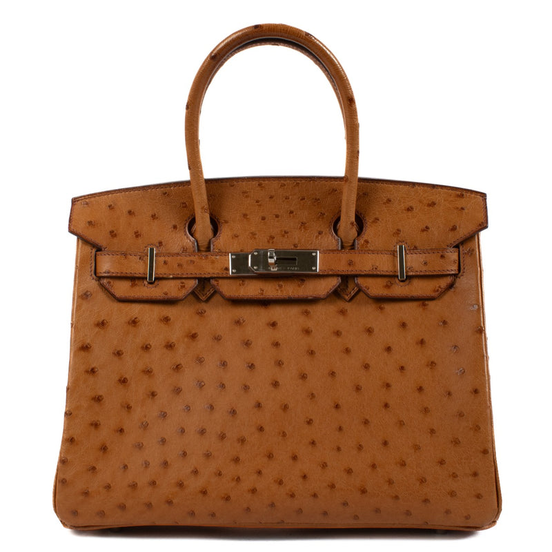Hermès 2007 Birkin 30 Gold Ostrich PHW