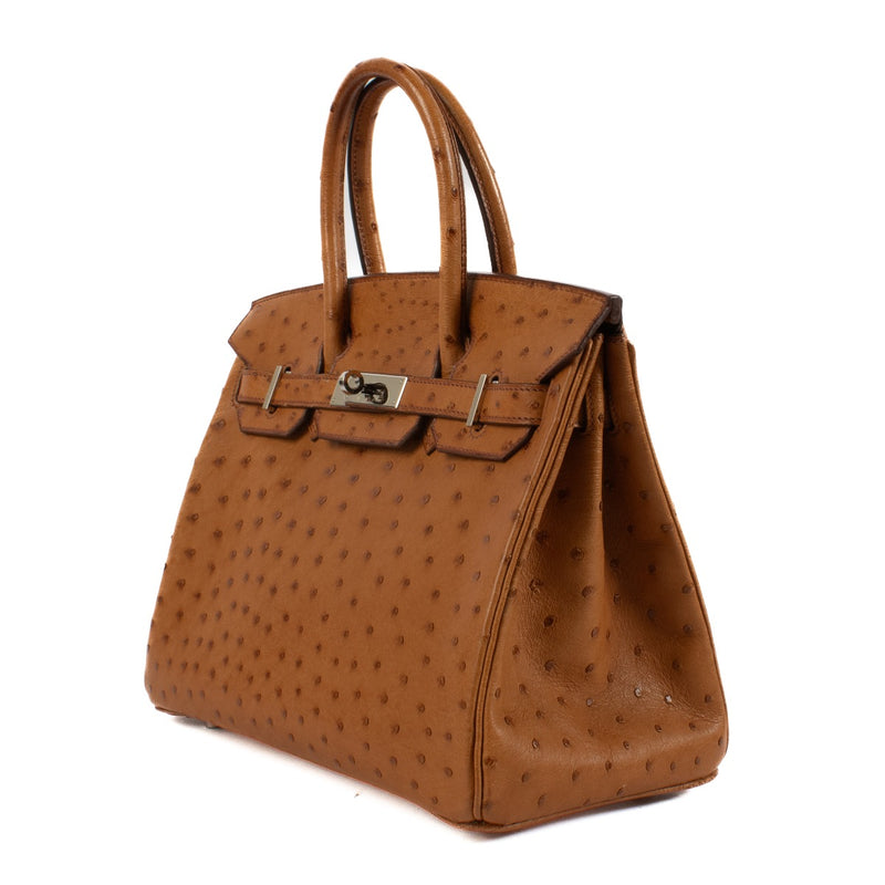 Hermes Birkin 30 Gold Autruche