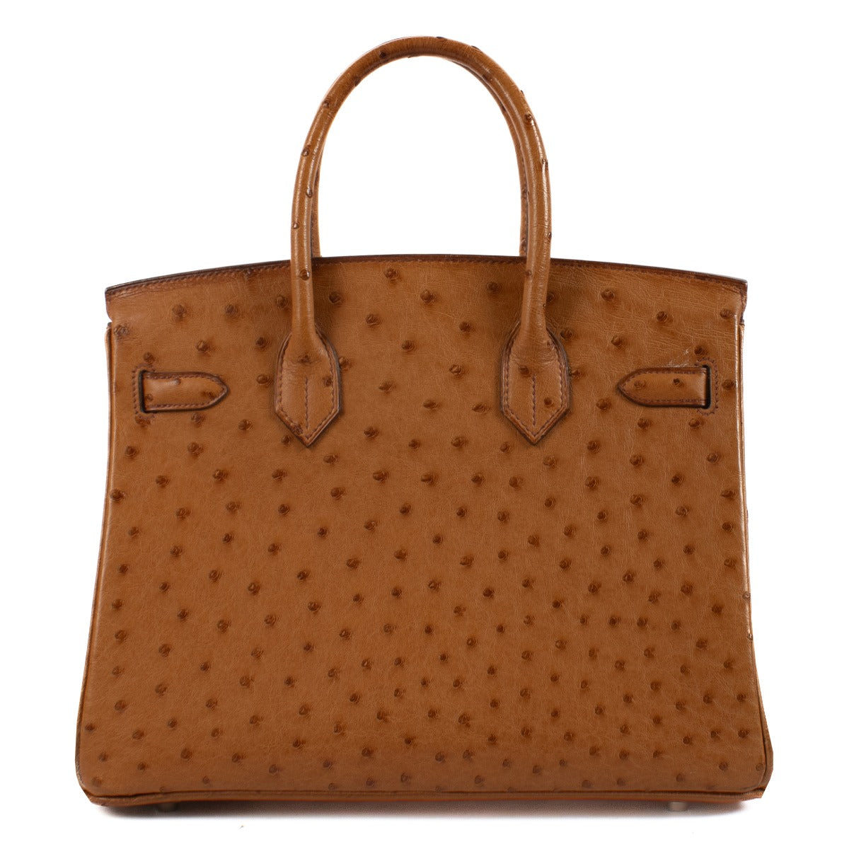 Authentic second hand vintage Hermès 2007 Birkin 30 Gold Ostrich PHW on www.labellov.com