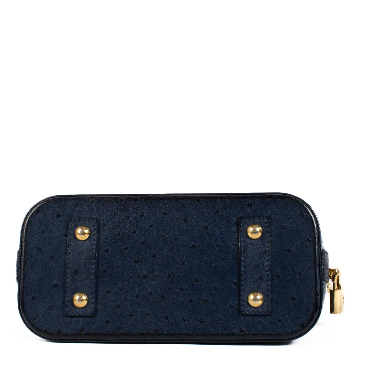 Louis Vuitton Indigo Blue Ostrich Alma BB