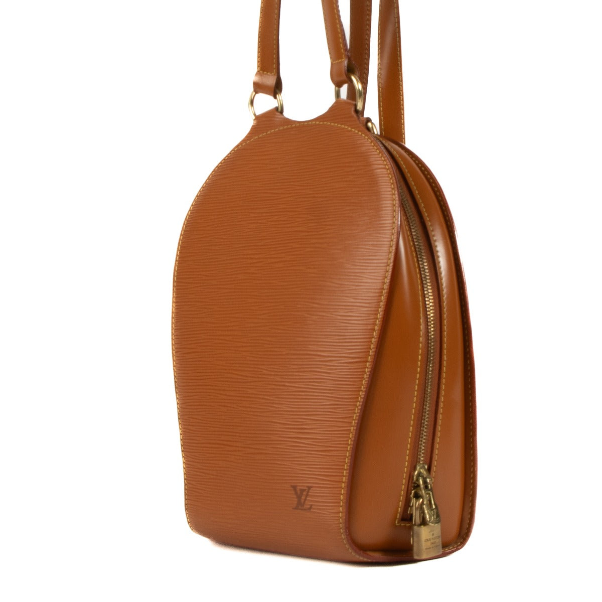 Shop safe online at Labellov in Antwerp, Brussels and Knokke this 100% authentic second hand Louis Vuitton Cannelle Epi Leather Mabillon Backpack