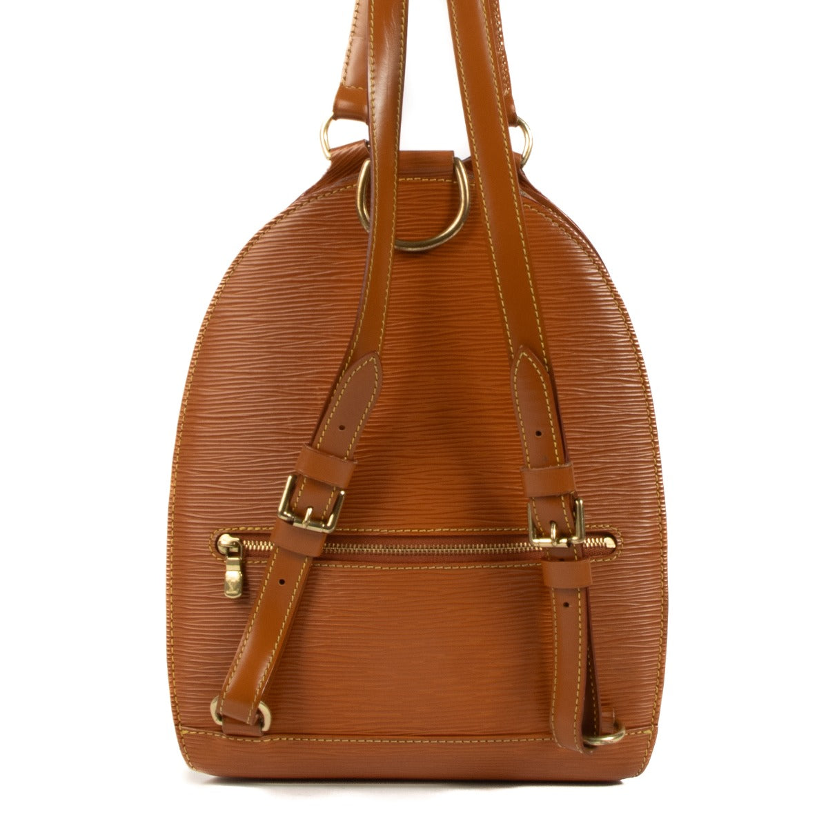 Shop safe online at Labellov in Antwerp, Brussels and Knokke this 100% authentic second hand Louis Vuitton Cannelle Epi Leather Mabillon Backpack