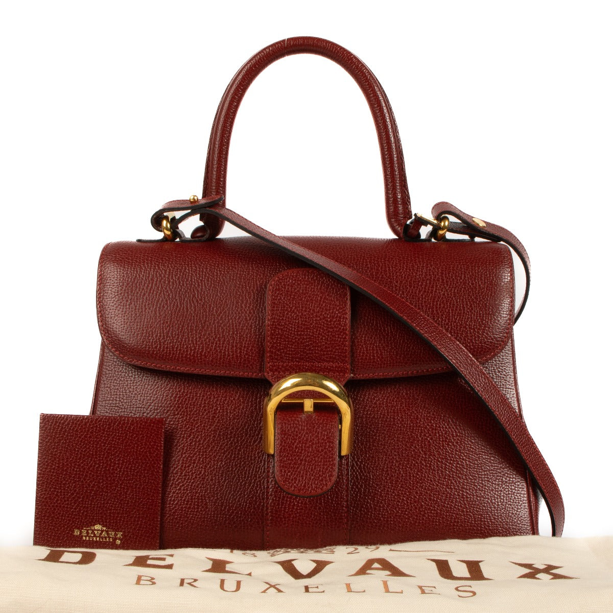 Shop authentic second hand Delvaux Red Jumping Brillant MM Bag on www.labellov.com