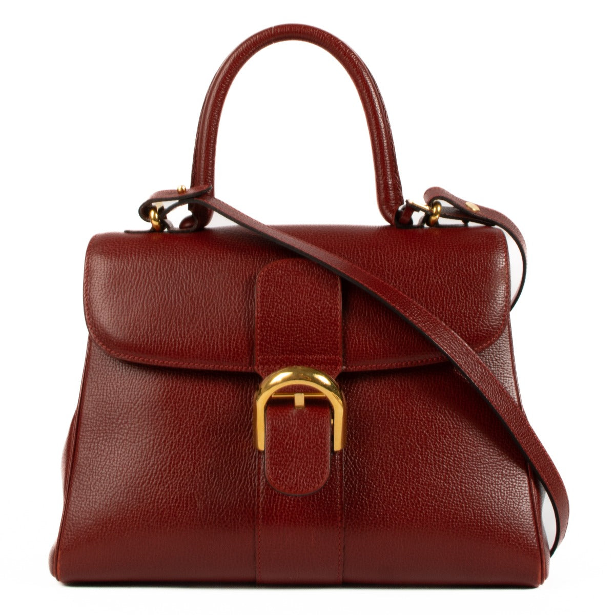 Shop authentic second hand Delvaux Red Jumping Brillant MM Bag on www.labellov.com