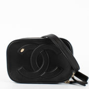 Authentic Preloved Chanel Black CC Belt Bag on labellov.com