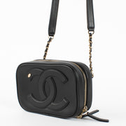 Authentic Preloved Chanel Black CC Belt Bag on labellov.com