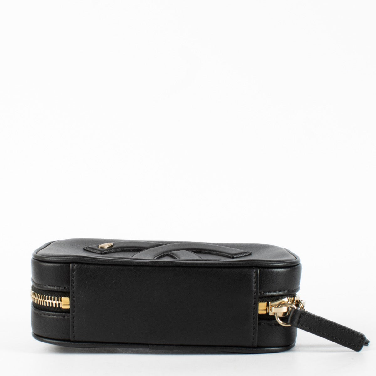 Authentic Preloved Chanel Black CC Belt Bag on labellov.com