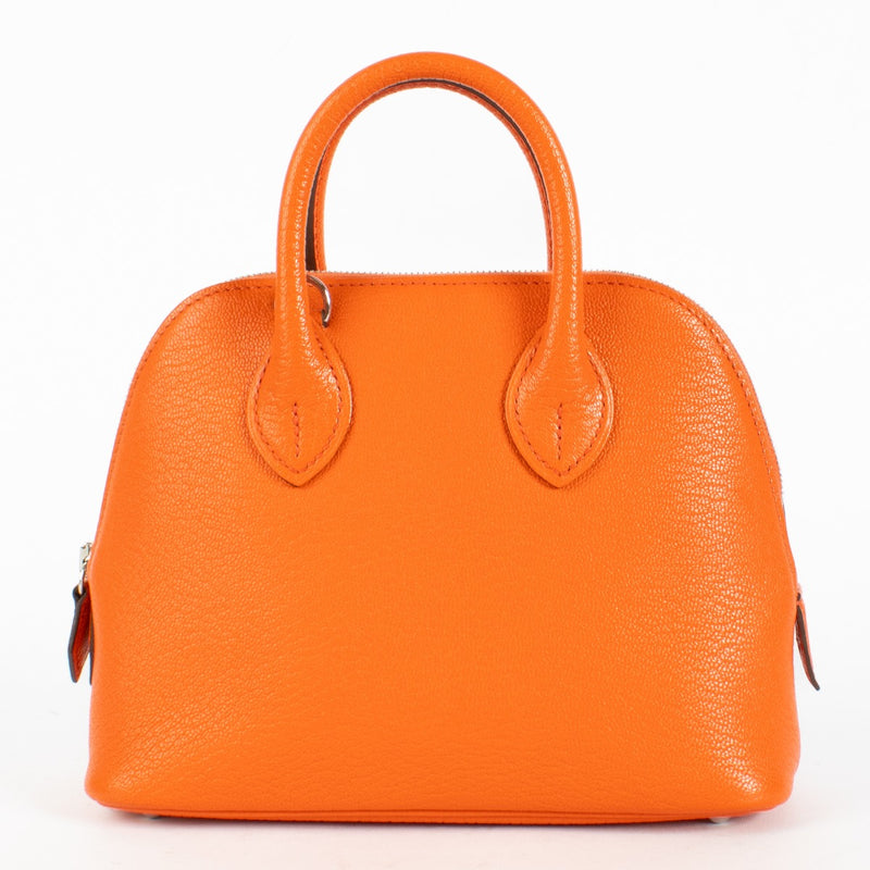 Hermès Bolide 1923 Mini Orange Coquelicot Chevre Mysore Accastillage Palladium