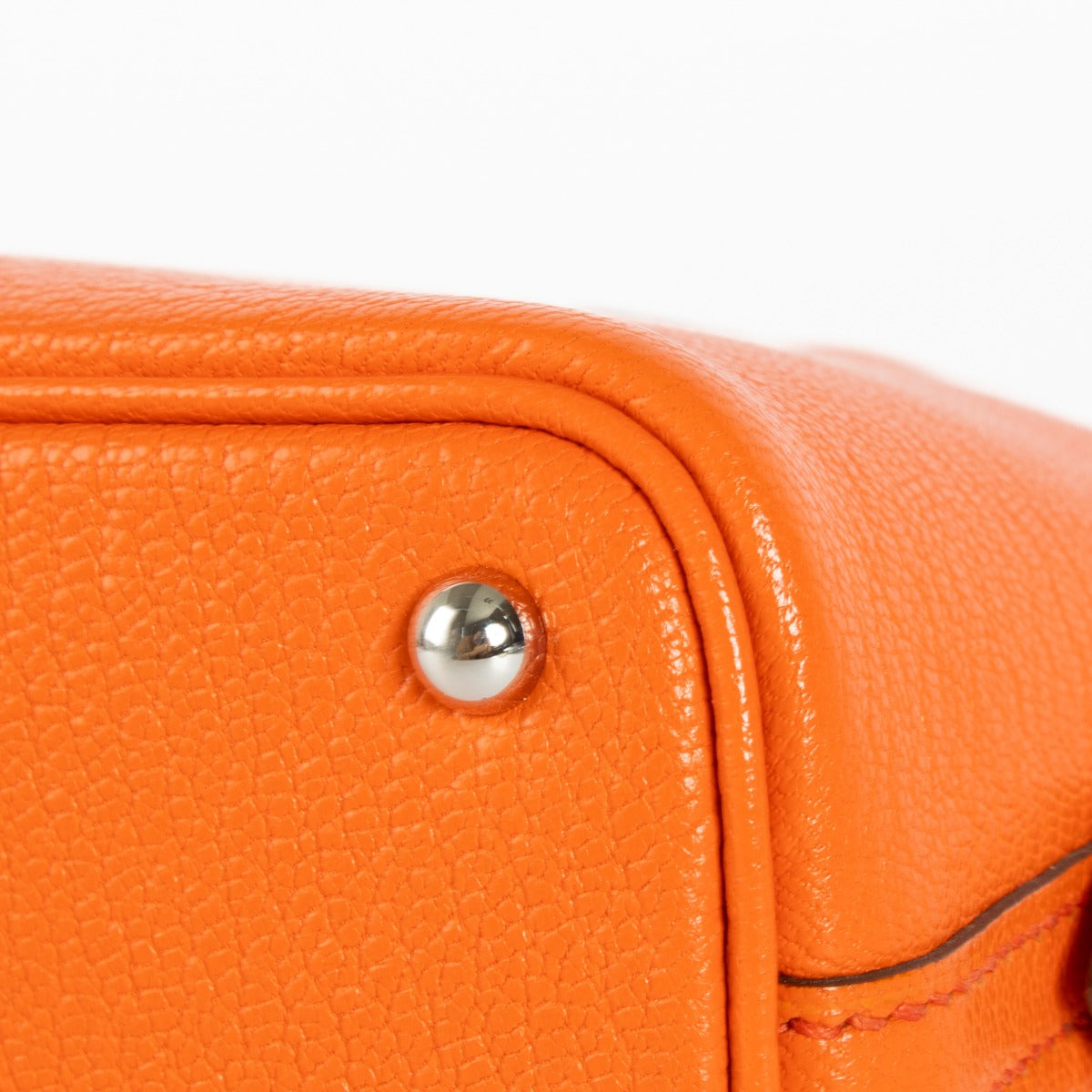 Hermès Bolide 1923 Mini Orange Poppy Chevre Mysore PHW