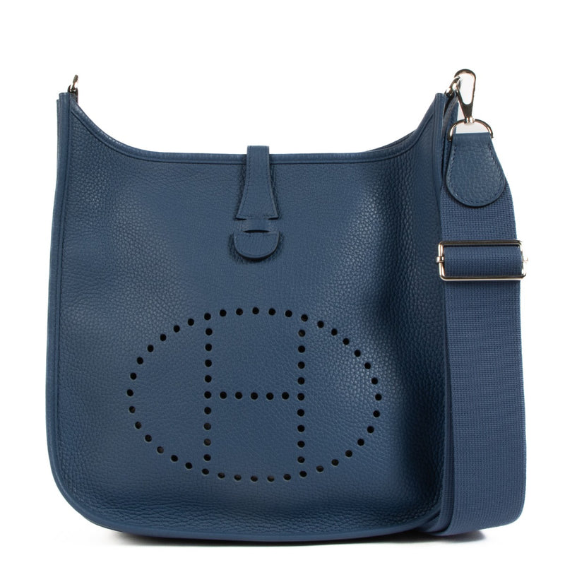 Hermès Evelyne III 29 Bleu Agate Taurillon Clemence PHW