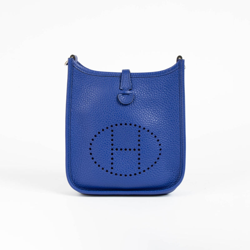 Shop this 100% authentic Hermès Evelyne 16 Bleu Électrique Clemence PHW at Labellov.com