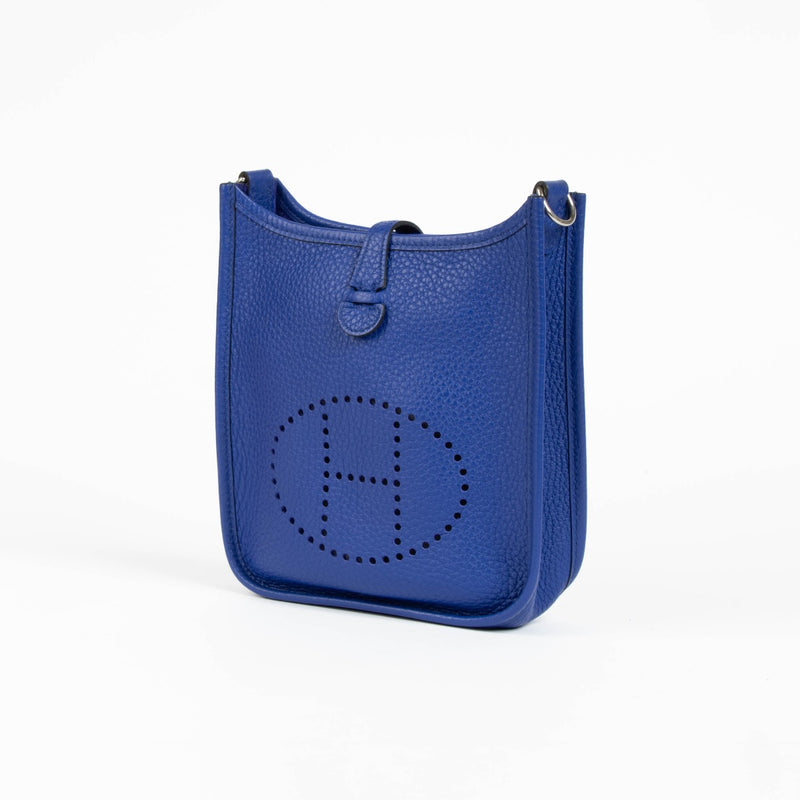 Shop this 100% authentic Hermès Evelyne 16 Bleu Électrique Clemence PHW at Labellov.com