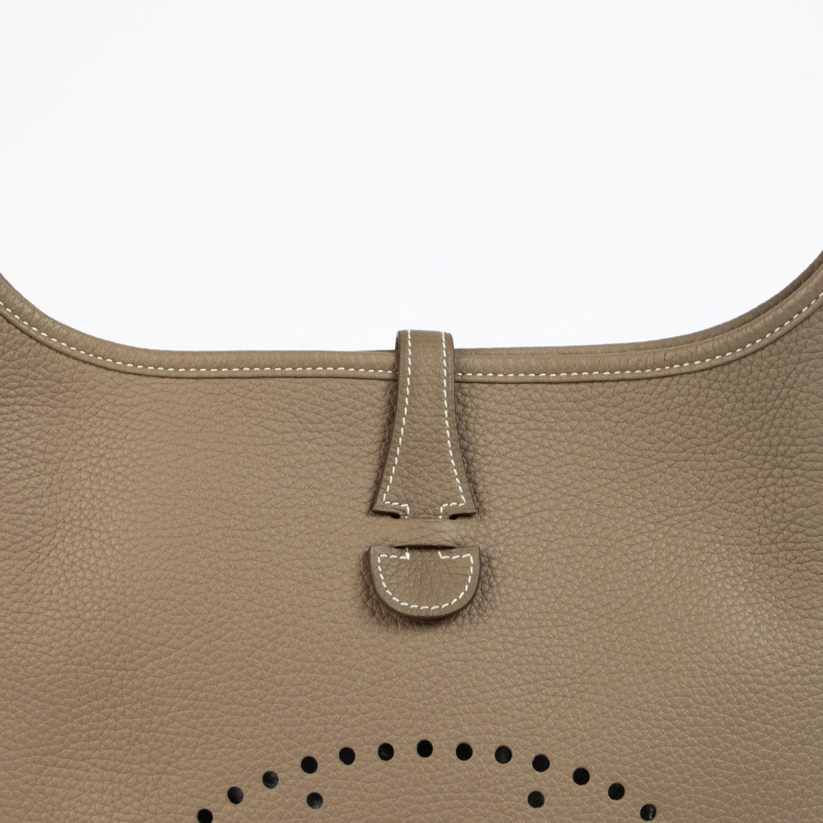 Shop this authentic Hermès Evelyne lll 29 Etoupe Clemence PHW pre-loved on Labellov.com