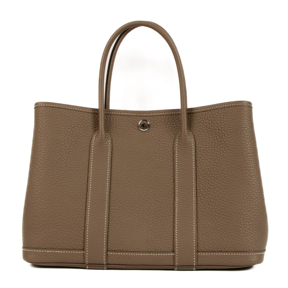 Hermès Garden Party 30 Vache Country Etoupe PHW