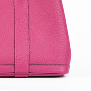 Shop this 100% authentic Hermès Garden Party 30 Rouge Pourpre Negonda PHW Bag at Labellov.com