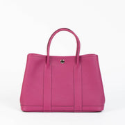 Shop this 100% authentic Hermès Garden Party 30 Rouge Pourpre Negonda PHW Bag at Labellov.com