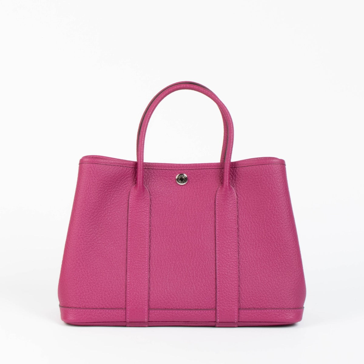 Shop this 100% authentic Hermès Garden Party 30 Rouge Pourpre Negonda PHW Bag at Labellov.com