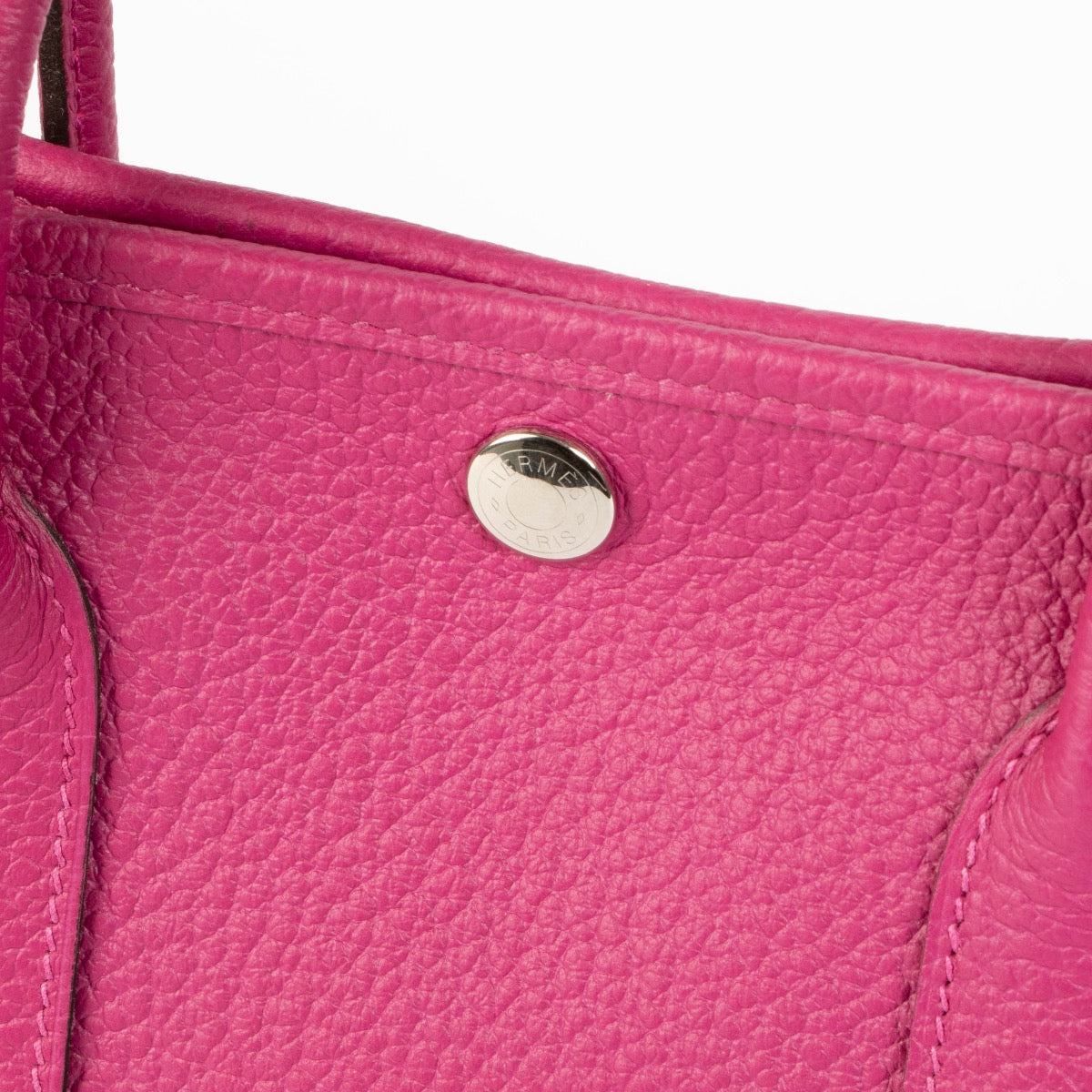 Shop this 100% authentic Hermès Garden Party 30 Rouge Pourpre Negonda PHW Bag at Labellov.com