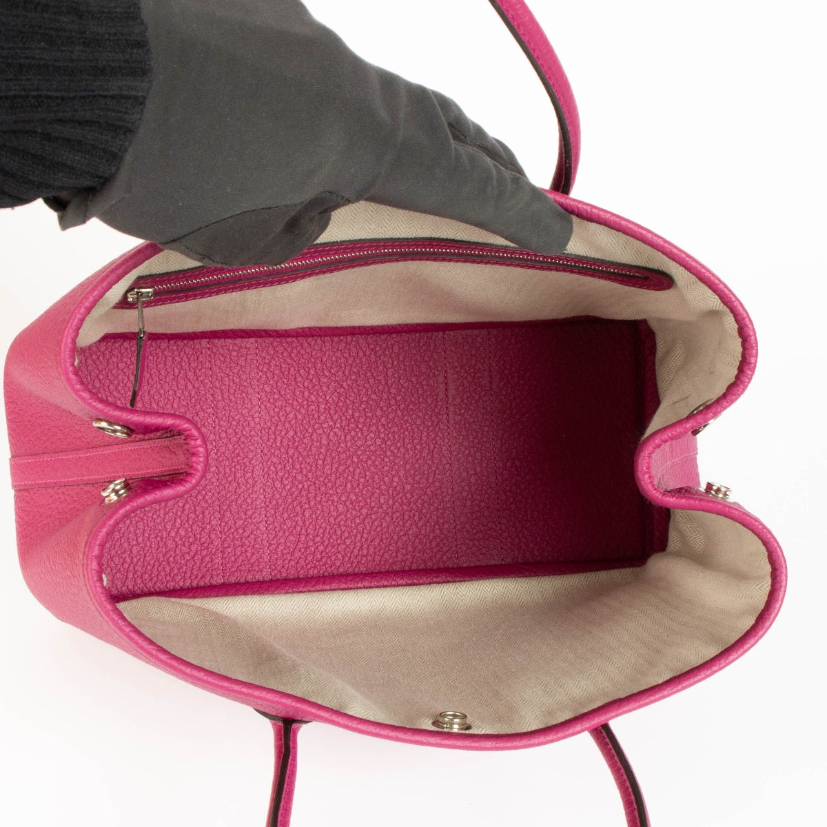 Shop this 100% authentic Hermès Garden Party 30 Rouge Pourpre Negonda PHW Bag at Labellov.com