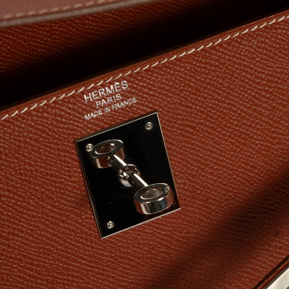 Hermès Kelly 32 Brique Epsom PHW
