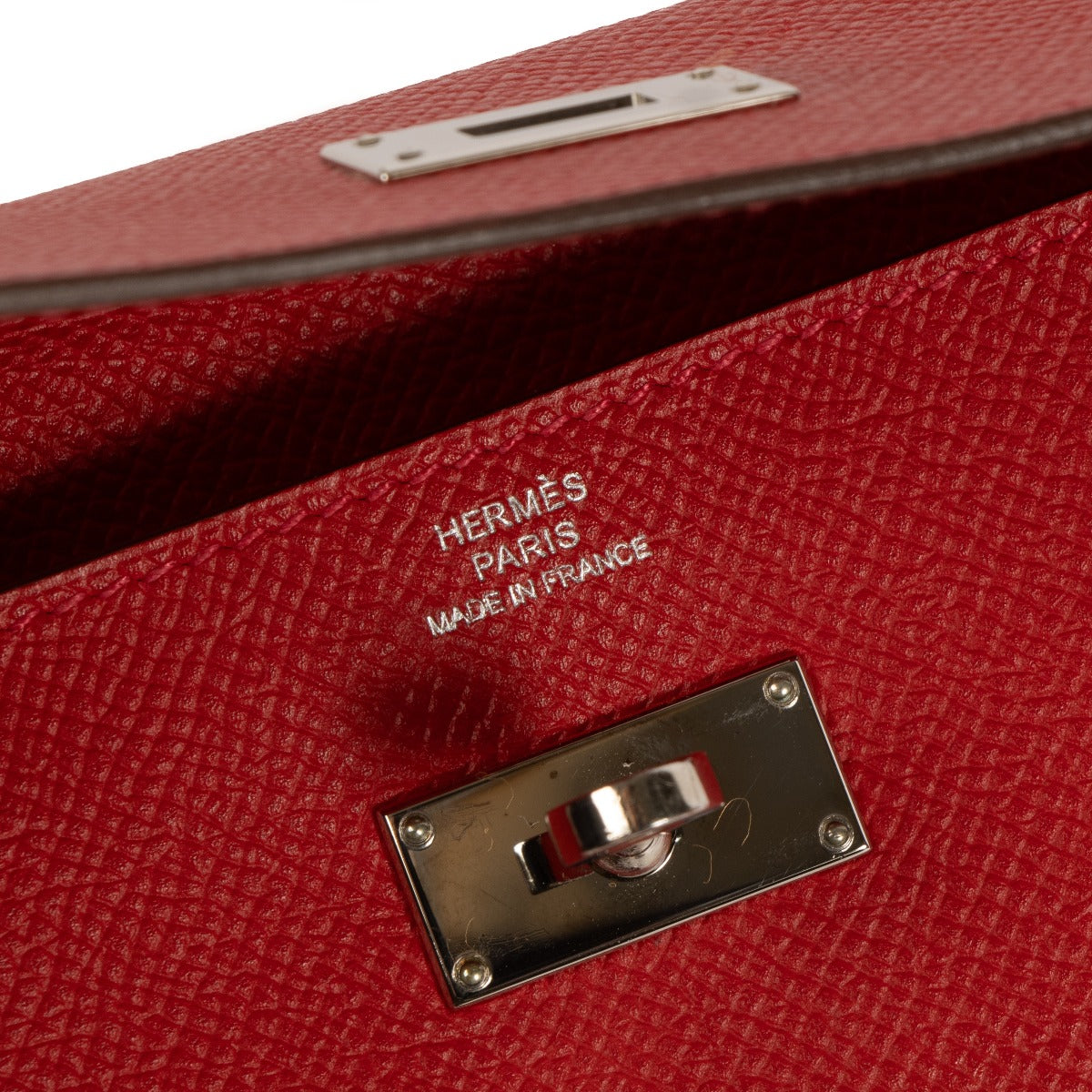 Hermès Kelly Classique Wallet Rouge Casaque Epsom PHW