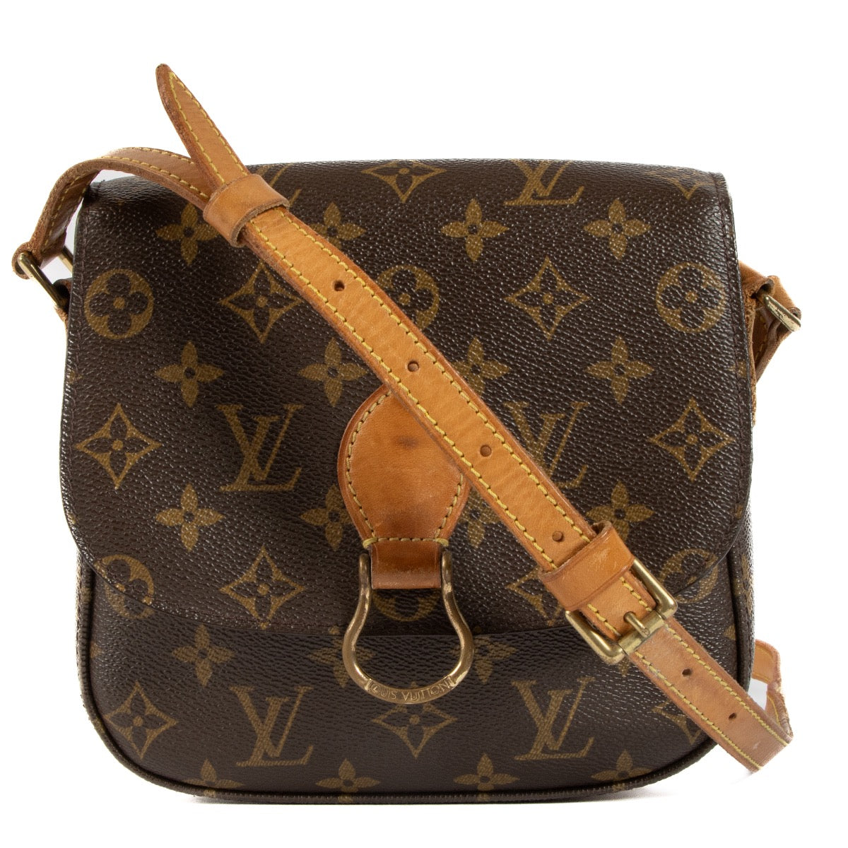 Shop safe online at Labellov in Antwerp, Brussels and Knokke this 100% authentic second hand Louis Vuitton Monogram Canvas Saint Cloud PM Crossbody Bag