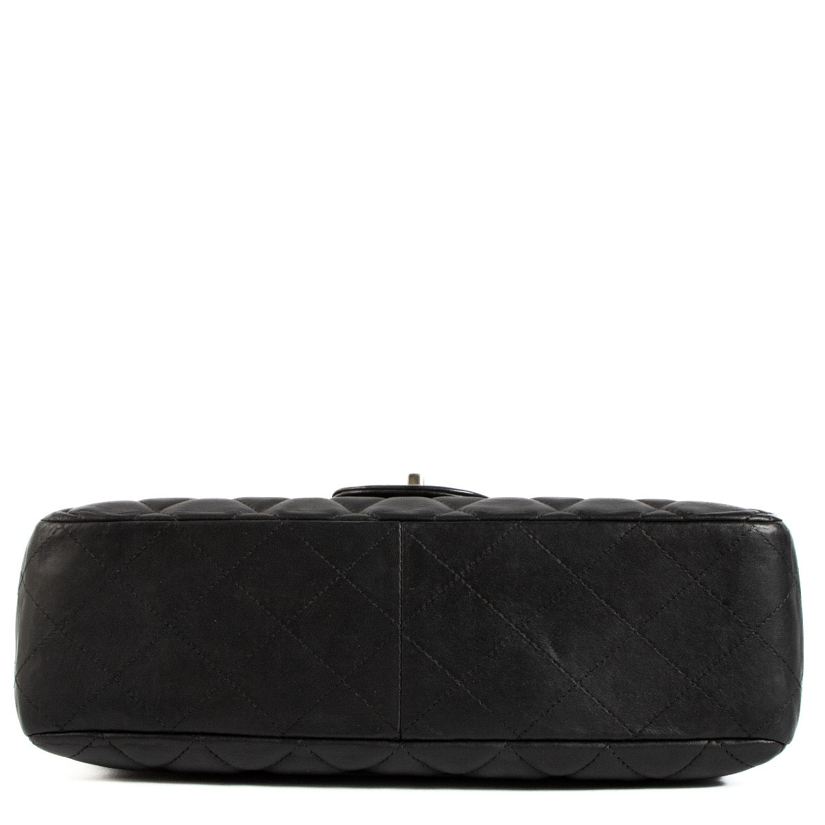 shop 100% authentic second hand Chanel Black Lambskin PHW Large Classic Single Flap Bag on Labellov.com