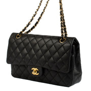 Shop safe online at Labellov in Antwerp, Brussels and Knokke this 100% authentic second hand Chanel Black Medium Classic 11.12 Bag