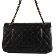 Shop safe online at Labellov in Antwerp, Brussels and Knokke this 100% authentic second hand Chanel Black Medium Classic 11.12 Bag