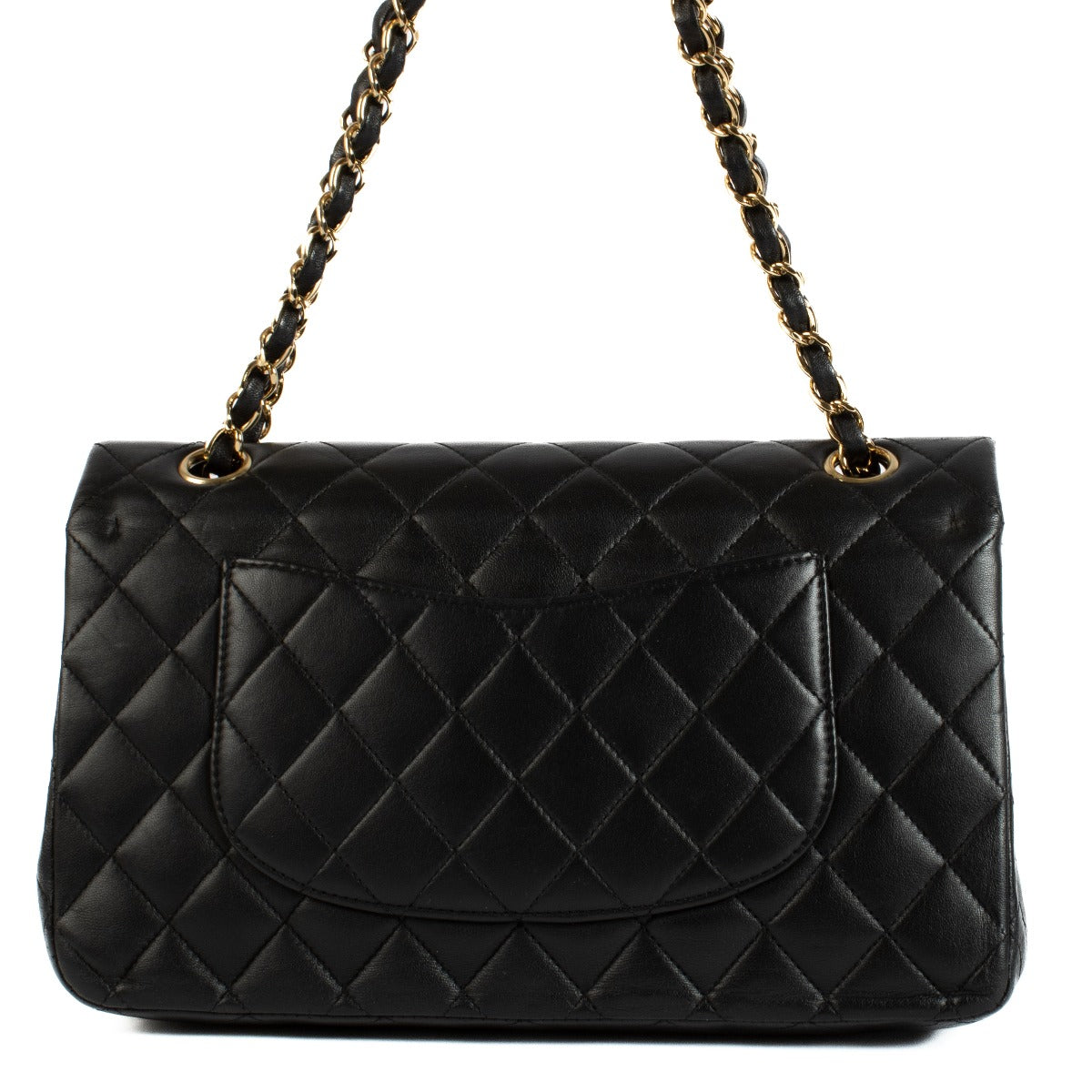 Shop safe online at Labellov in Antwerp, Brussels and Knokke this 100% authentic second hand Chanel Black Medium Classic 11.12 Bag
