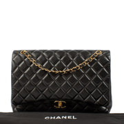 shop 100% authentic second hand Chanel Black Large Classic Flap Bag on Labellov.com